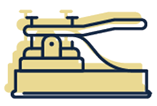 An illustration of a telegraph machine.