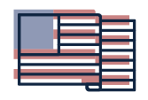 An illustration of the U.S. flag.