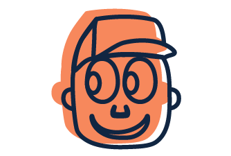 An illustration of Mr. ZIP's face.
