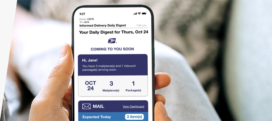 Informed Delivery - Mail & Package Notifications | USPS