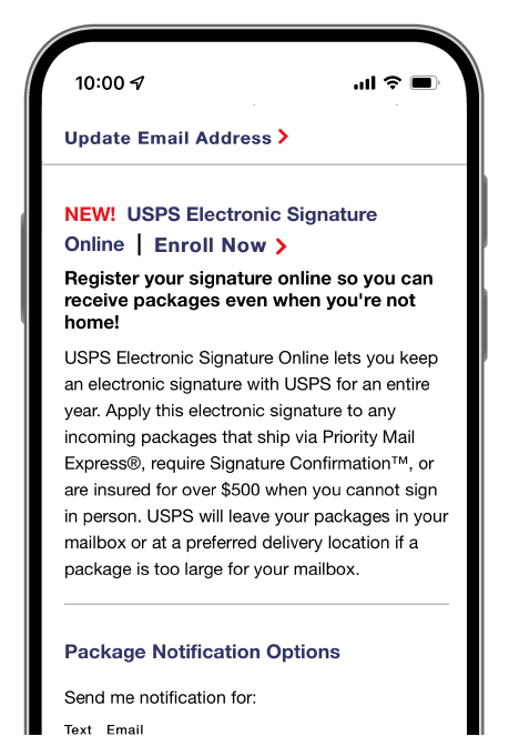 Informed Delivery Notificaciones De Correo Y Paquetes USPS