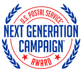 USPS Next Generation Campaign Award emblem.