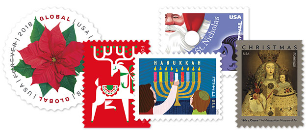 Assorted stamps available in The Postal Store.