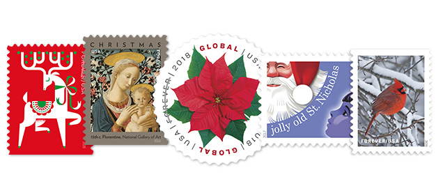 Assorted stamps available in The Postal Store.
