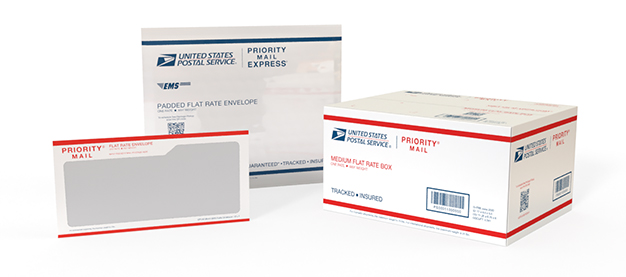 Free supplies available in The Postal Store.