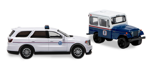 Toy vehicles available in The Postal Store.