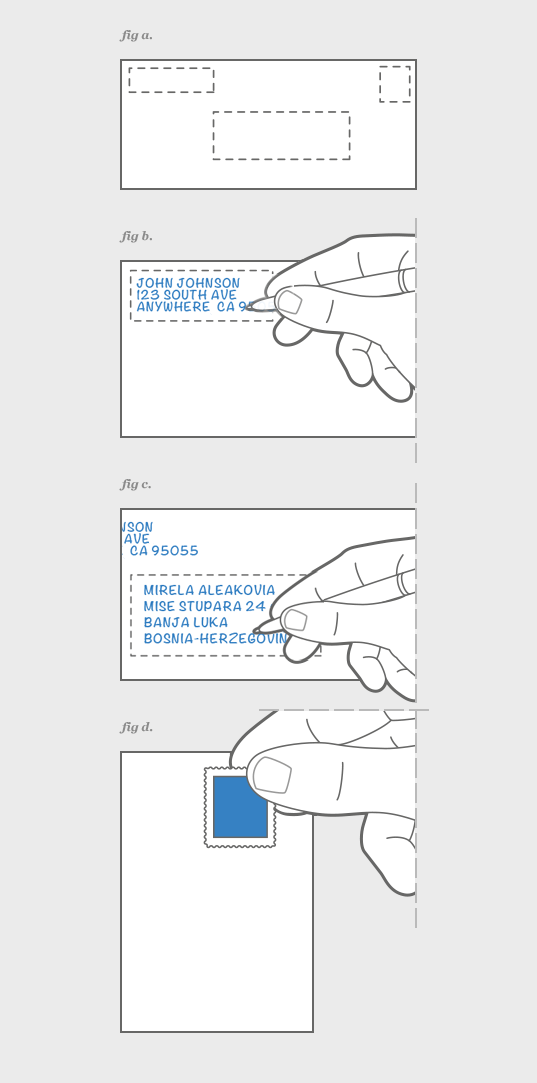 How to write us postal address