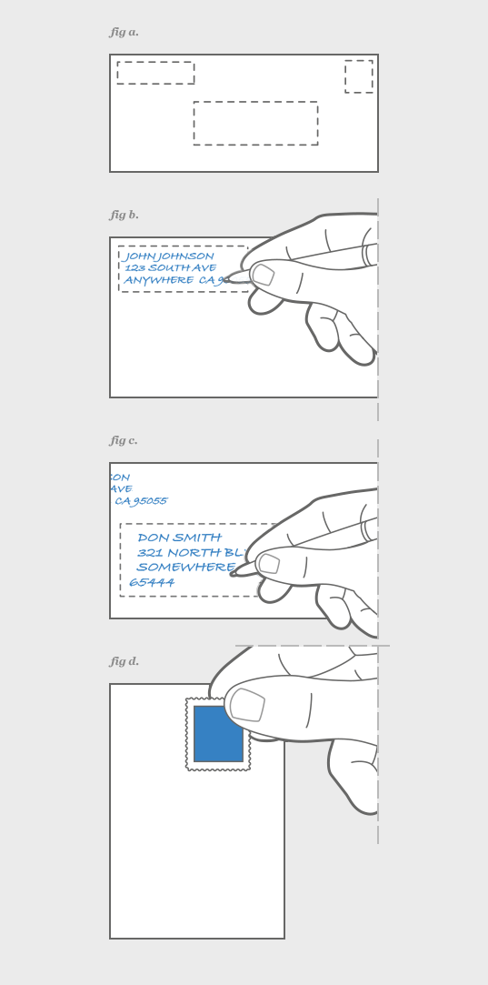 What are the sizes of USPS envelopes?