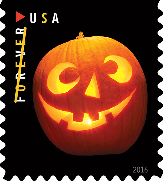 jack o lanterns stamps usps