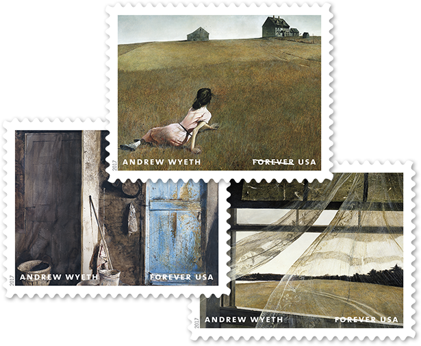 Photo of Andrew Wyeth Stamp