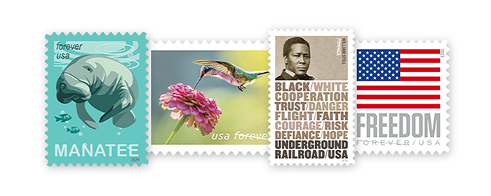 Forever Stamps available from The Postal Store.