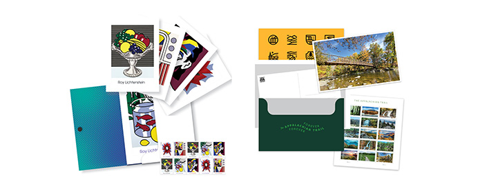 Themed postcards available in The Postal Store.