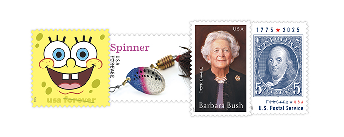 Forever Stamps available from The Postal Store.