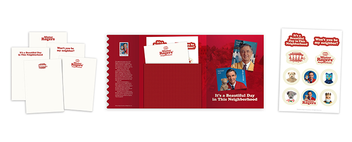 Mister Rogers Stationery Set available in The Postal Store.