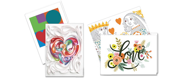 Greeting cards available in The Postal Store.