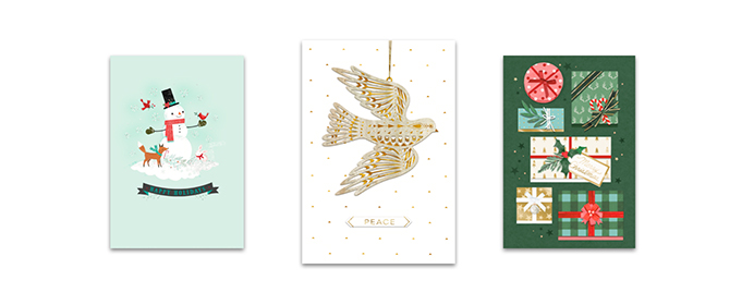 Cards for the Holidays available in The Postal Store.