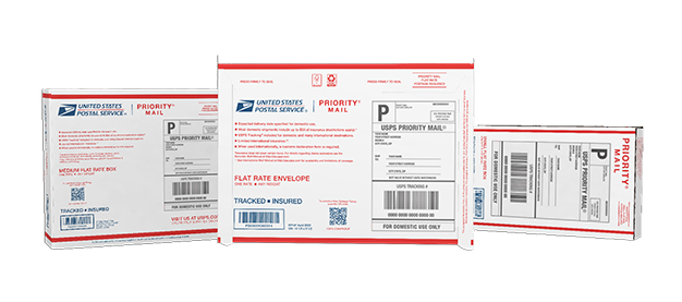 Prepaid Supplies available in The Postal Store.