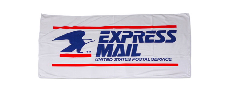 Express Mail Beach Towel available from The Postal Store.