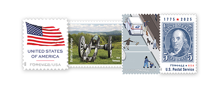 Forever Stamps available from The Postal Store.