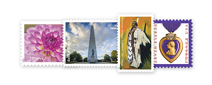 Forever Stamps available from The Postal Store.