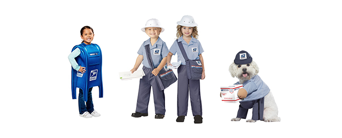 Kid & Pet Costumes  available in The Postal Store.