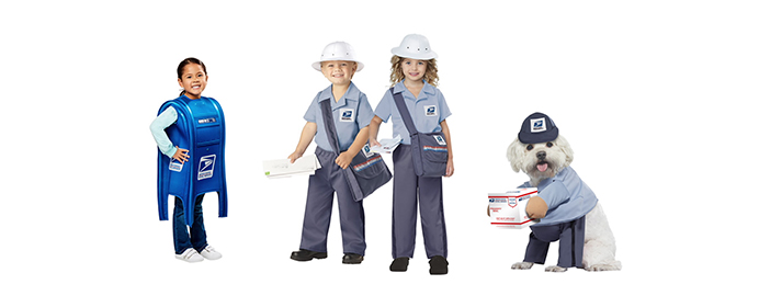 The Postal Store 提供儿童和宠物的装扮服饰。
