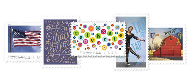Forever Stamps available from the Postal Store.