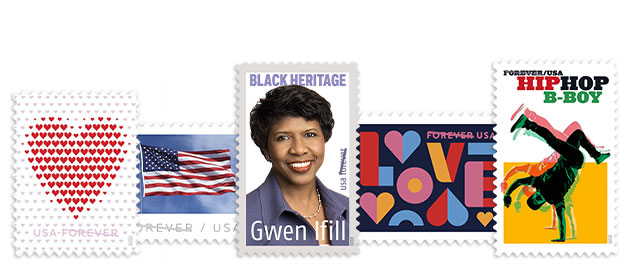 Assorted stamps available in The Postal Store.
