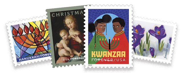 Forever Stamps available from the Postal Store.