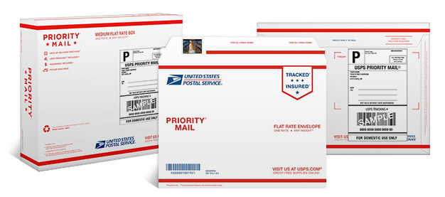 Prepaid Supplies available in The Postal Store.