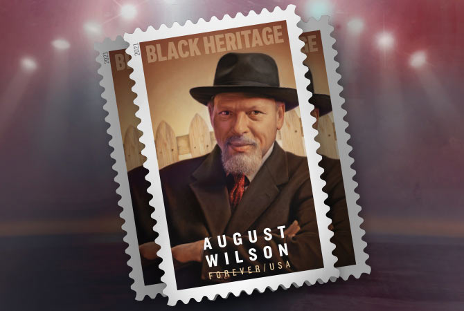 August Wilson Stamp.
