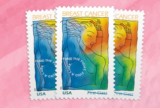 Breast Cancer Research First-Class<sup>™</sup> Semipostal Stamps.