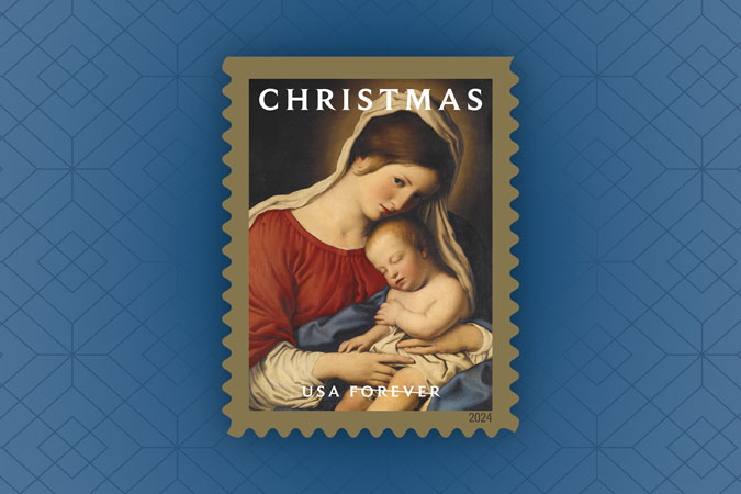 《Christmas Madonna and Child》 Forever® Stamp (永久邮票)