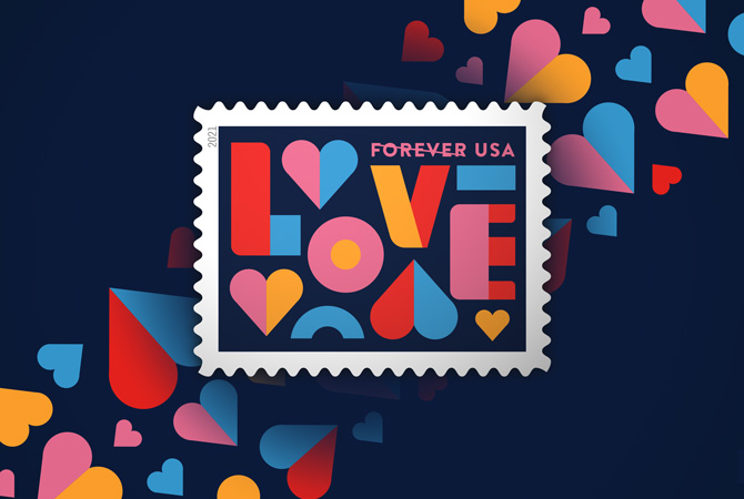Love Forever Stamp.