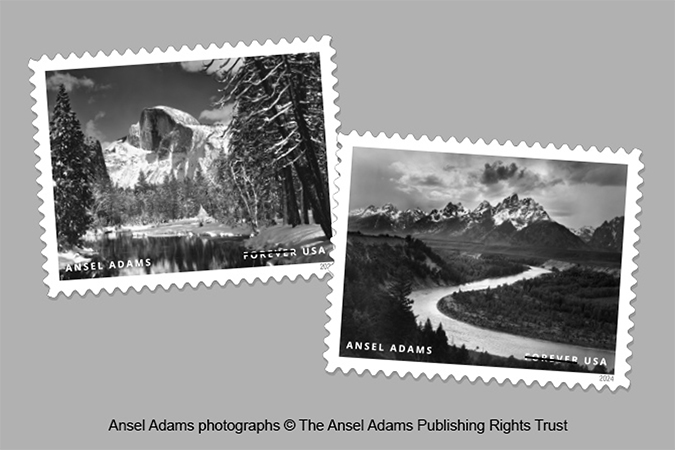 Estampillas Forever® Conmemorativas Ansel Adams
