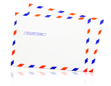 Image of First-Class Mail International® envelopes.
