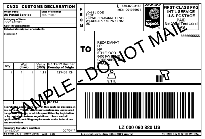 100 x Item Not Received Deterrent Labels Tracked Delivery No Signature Required 