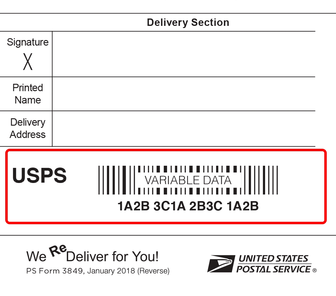 USPS Tracking Number