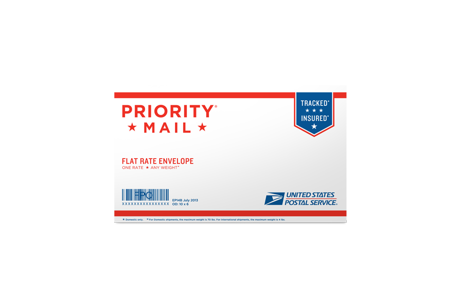 priority mail flat rate envelope