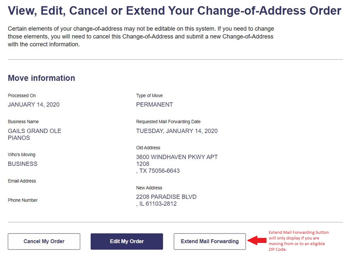 Extended Mail Forwarding