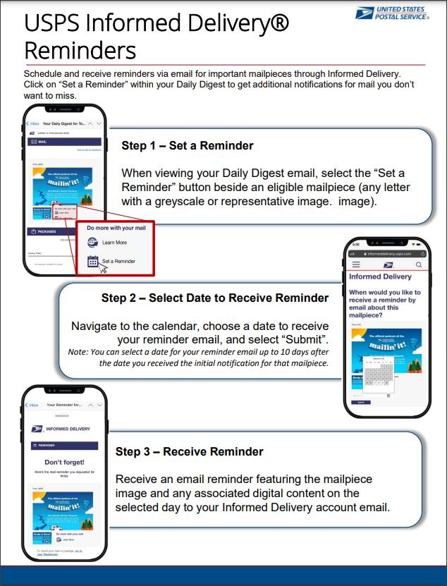 Informed Delivery - Mail & Package Notifications