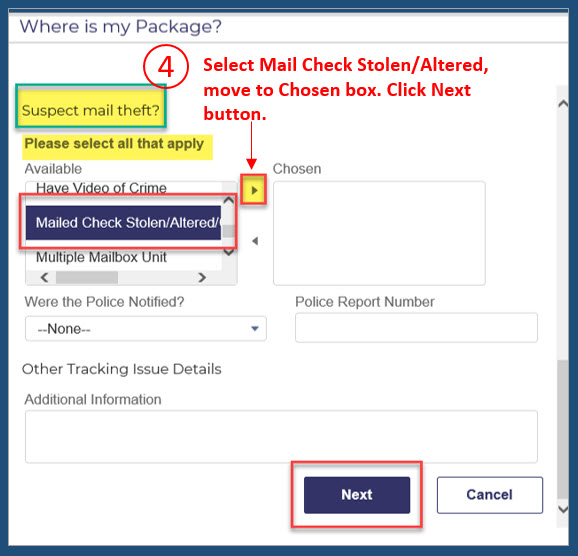 Mail Theft