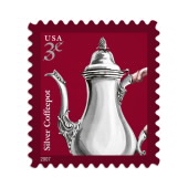 Silver Coffeepot Stamps image
