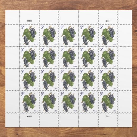 Grapes Stamps