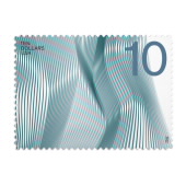 Ten Dollar Waves of Color Stamps image