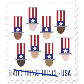 2017 Uncle Sam's Hat Stamps