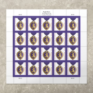 Purple Heart Medal 2019 Stamps