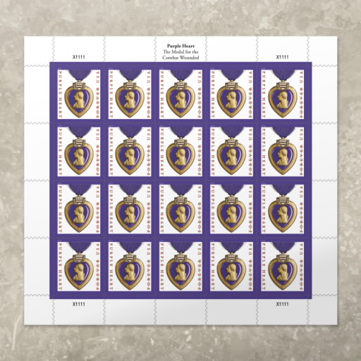 Purple Heart Medal 2019 Stamps
