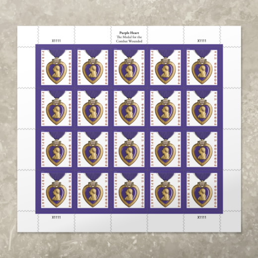 Purple Heart Medal 2019 Stamps