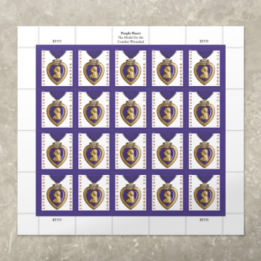 Purple Heart Medal 2019 Stamps